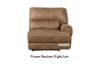 Picture of NAKEETA Air Leather Power Recliner Modular Sofa with Console and Storage