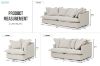 Picture of SPENCER 3/2/1 Seater Feather-Filled Fabric Sofa Range