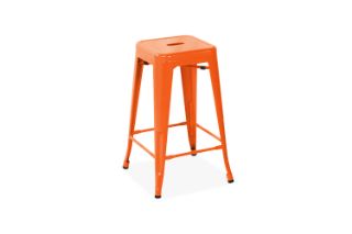 Picture of  TOLIX Replica Stool Seat H65 - Orange