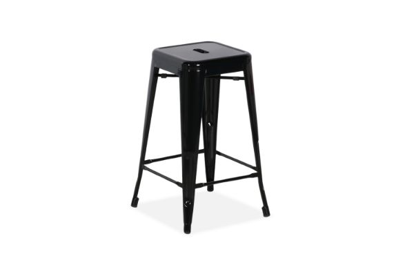 Picture of  TOLIX Replica Stool Seat H65 - Matt Black