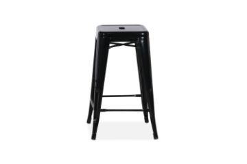 Picture of TOLIX Replica Bar Stool Seat H75 - Matt Black