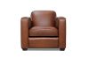 Picture of HEMINGWAY 100% Genuine Silky Aniline Leather Club Armchair