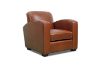 Picture of HEMINGWAY 100% Genuine Silky Aniline Leather Club Armchair