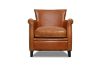 Picture of ALANA 100% Genuine Silky Aniline Leather Club Armchair