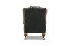 Picture of WILLIFORD 100% Genuine Leather Chesterfield High Back Wing Patchwork Armchair (Multicolour)