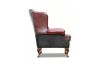 Picture of WILLIFORD 100% Genuine Leather Chesterfield High Back Wing Patchwork Armchair (Multicolour)