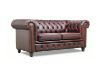 Picture of WILLIFORD 100% Genuine Leather Chesterfield Sofa Range (Maroon) - 2 Seater