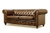 Picture of WILLIFORD 3/2 Seater 100% Genuine Leather Chesterfield Sofa Range (Tobacco)