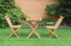 Picture of BALI Solid Teak Wood 3PC Outdoor Dining Set (60 Square Table)