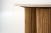 Picture of BLIX Mango Wood D50 Round Side Table with Marble Top