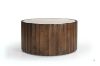 Picture of KASIA Mango Wood D89 Round Coffee Table With Marble Top