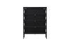 Picture of STARK Steel Frame 4-Door Transparent Glass Shoe Cabinet (Black)