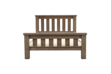 Picture of WESTMINSTER Solid Oak Bed Frame in Queen/King Size (Walnut)