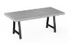 Picture of SYNERGYPLUS Dining Table with A-Frame Metal Legs (Cement Grey) - 180x90