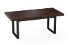Picture of SYNERGYPLUS Dining Table with Square Metal Legs (Walnut) - 160x90