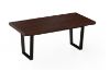 Picture of SYNERGYPLUS Dining Table with Trapezoid Metal Legs (Walnut) - 200x100
