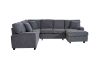 Picture of LORINA Fabric U-shape Sectional Sofa - Chaise Facing Right 