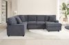 Picture of LORINA Fabric U-shape Sectional Sofa - Chaise Facing Left