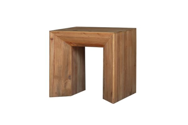 Picture of ROWAN 100% Reclaimed Pine Wood Side Table Table (60x60cm)