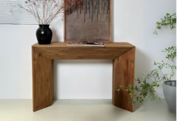 Picture of ROWAN 100% Reclaimed Pine Wood Console Table (120x80cm)