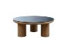 Picture of ASMA D90 Reclaimed Wood Round Coffee Table 