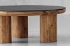 Picture of ASMA D90 Reclaimed Wood Round Coffee Table 