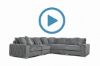 Picture of WINSTON Corduroy Modular Sofa (Grey)