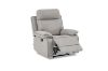 Picture of SORIANO Air Leather Manual Reclining Sofa Range (Pebble Grey) - 3 Seat Recliner Sofa (3RR)