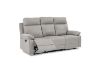 Picture of SORIANO Air Leather Manual Reclining Sofa Range (Pebble Grey) - 3RR + 2RR Sofa Set