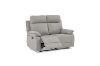 Picture of SORIANO Air Leather Manual Reclining Sofa Range (Pebble Grey) - 3RR + 2RR Sofa Set