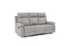 Picture of SORIANO Air Leather Manual Reclining Sofa Range (Pebble Grey) - 3RR + 2RR Sofa Set