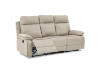 Picture of SORIANO Air Leather Manual Reclining Sofa Range (Greige) - 1 Seat Recliner Chair (1R)