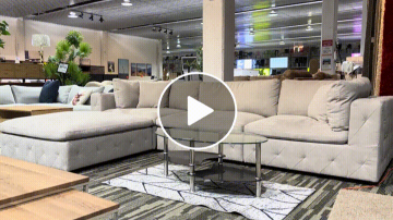 Picture of SUSSEX Memory Foam 4 Seater Extra Large Sofa with Ottoman (Light Grey)