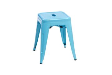 Picture of TOLIX Replica Stool Seat H45 -Blue