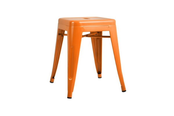 Picture of TOLIX Replica Stool Seat H45 -Orange