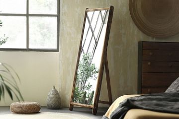 Picture of DANKO Full Length Mirror with Solid Reclaimed Wood Frame (62x165cm)