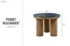 Picture of ASMA D60 Reclaimed Wood Round Coffee Table 