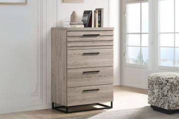 Picture of WESTDEN 4-Drawer Tallboy (Grey)