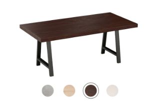 Picture of SYNERGYPLUS Dining Table with A-Frame Metal Legs (Walnut) - 180x90