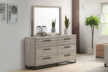 Picture of WESTDEN 6-Drawer Dresser with Mirror