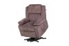 Picture of MATTHEW Zero Gravity Power Lift Recliner Chair *Twin Motor with Adjustable Headrest (Grayish Pink)