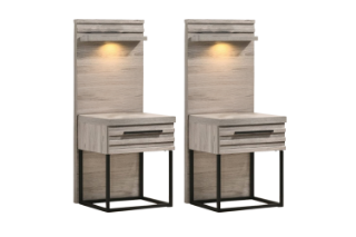 Picture of WESTDEN Bedside Table Combo - 2 Sets Bedside+Side Pier Combo