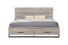 Picture of WESTDEN Storage Bed Frame Set - King Size Bed with 2 Sets Bedside+Side Pier Combo