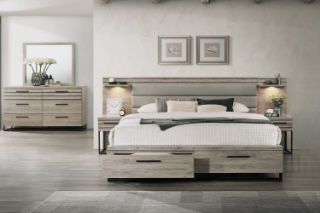 Picture of WESTDEN Bedroom Combo Set with Side Pier in King Size - 5PC Combo