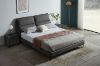Picture of ROMEO Genuine Leather Bed Frame (Dark Grey) - Queen