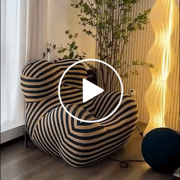 Picture of BOBBY Lounge Chair with Ottoman (Blue and Yellow)