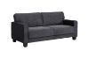 Picture of HERBERT Corduroy Sofa Range (Grey) - 3+2+1 Sofa Set