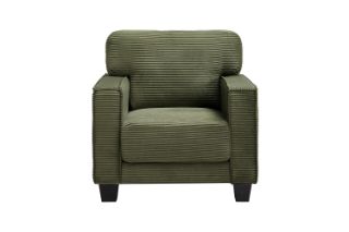 Picture of  HERBERT Corduroy Sofa Range (Green) - 1 Seater