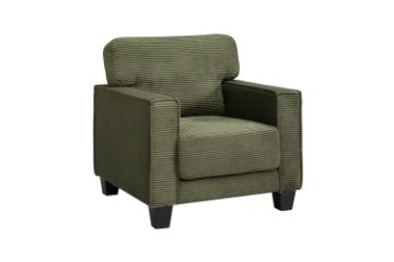 Picture of  HERBERT Corduroy Sofa Range (Green) - 1 Seater