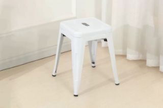 Picture of TOLIX Replica Stool Seat H45 - White